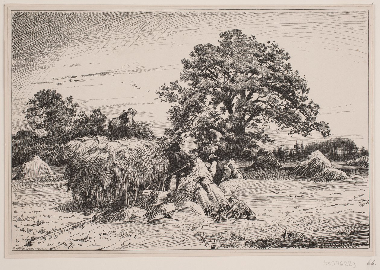 Jesienny krajobraz autorstwa F. Hendriksen