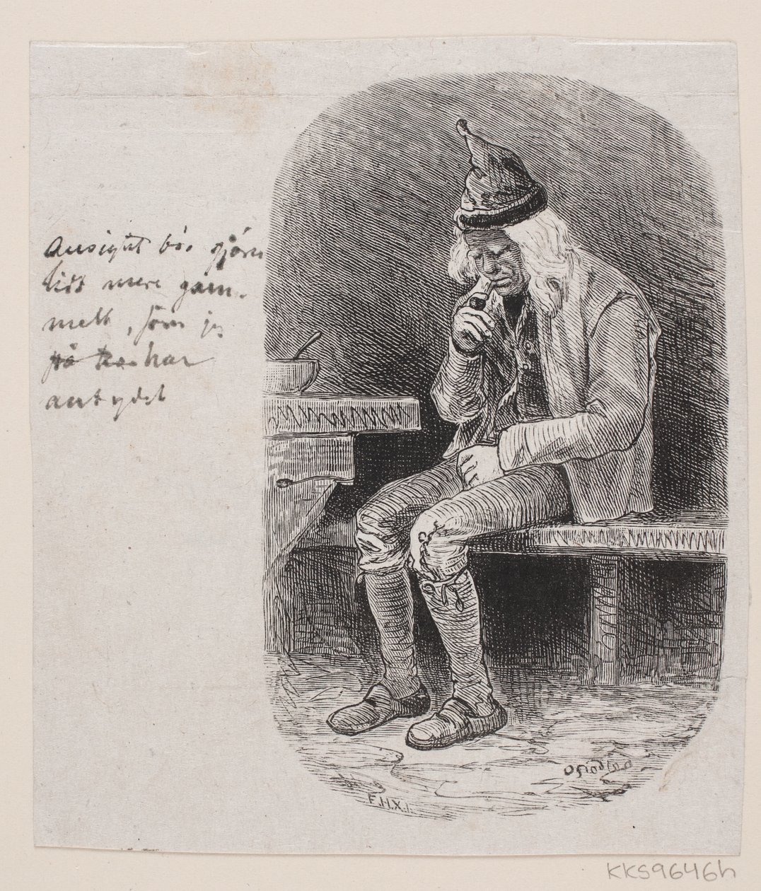 Ilustracja do „Siódmego Ojca w Domu” autorstwa F. Hendriksen