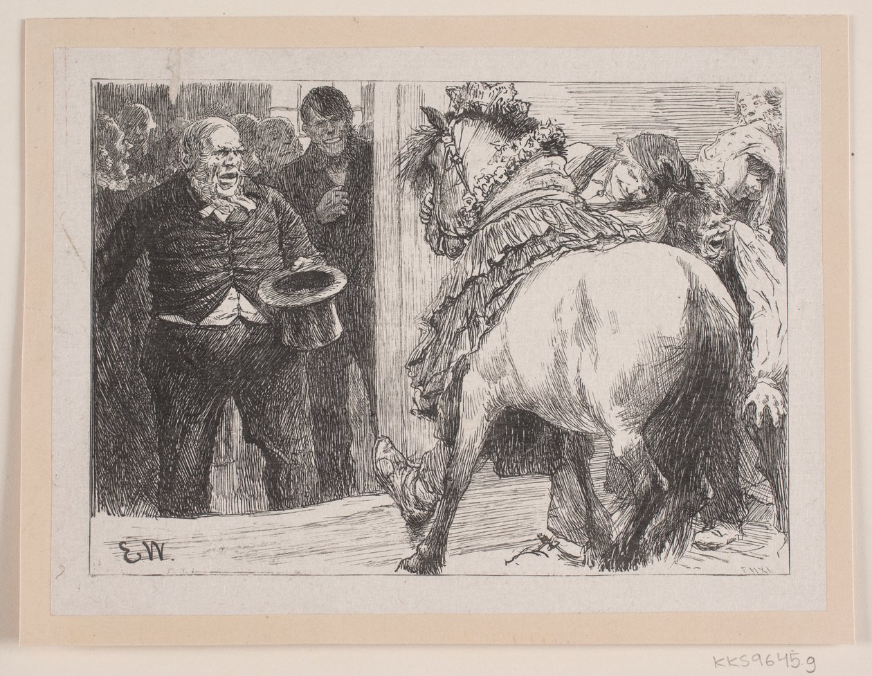 Ilustracja do „Oblubienicy dżentelmena” autorstwa F. Hendriksen
