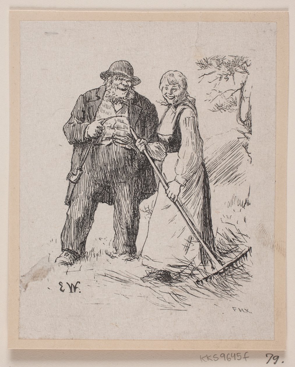 Ilustracja do „Oblubienicy dżentelmena” autorstwa F. Hendriksen