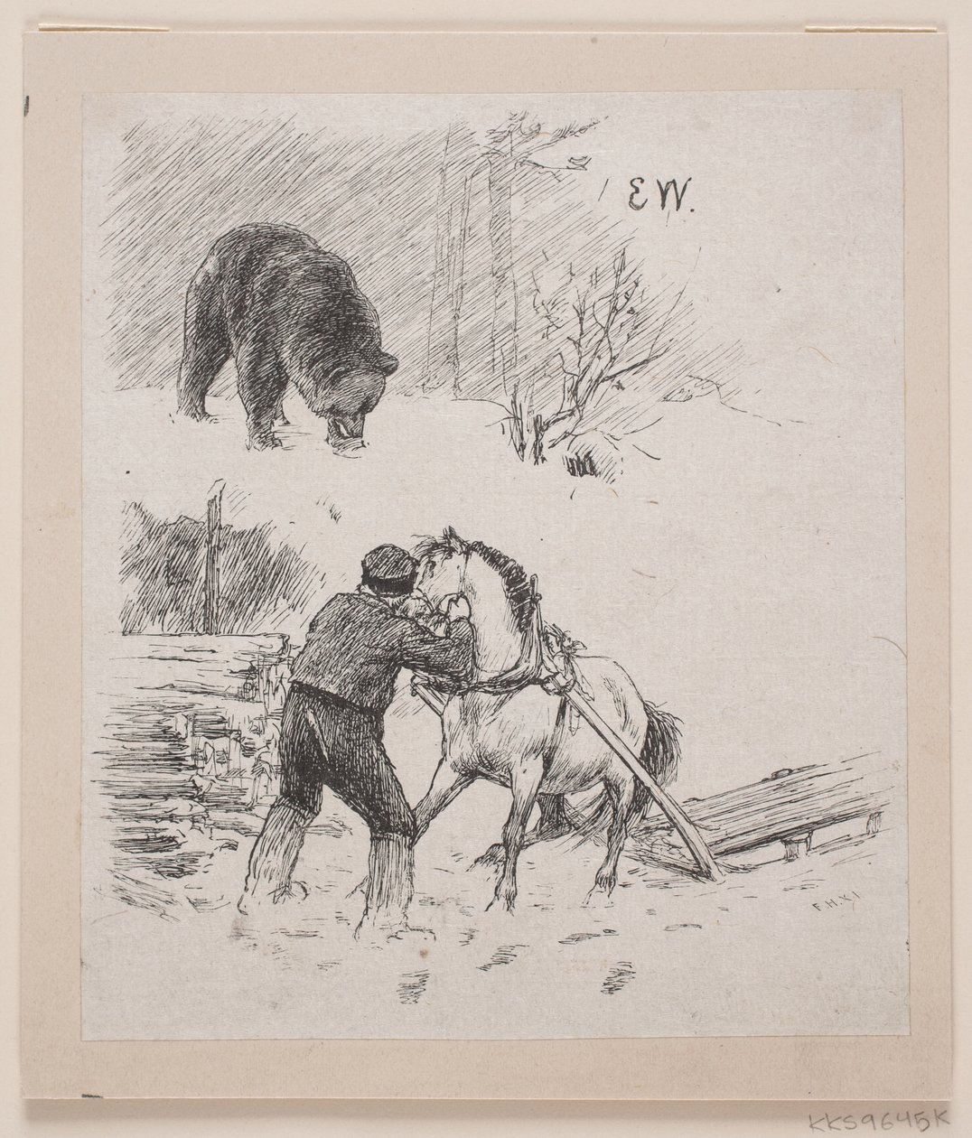 Ilustracja do "Dobrze zrobione i szybko opłacone" autorstwa F. Hendriksen