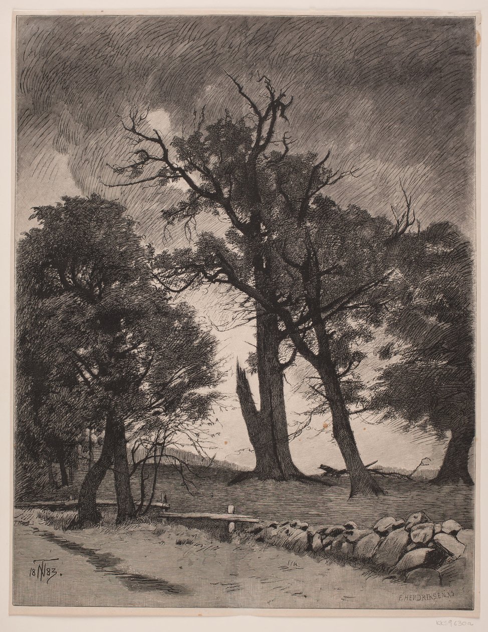 "Październik" autorstwa F. Hendriksen