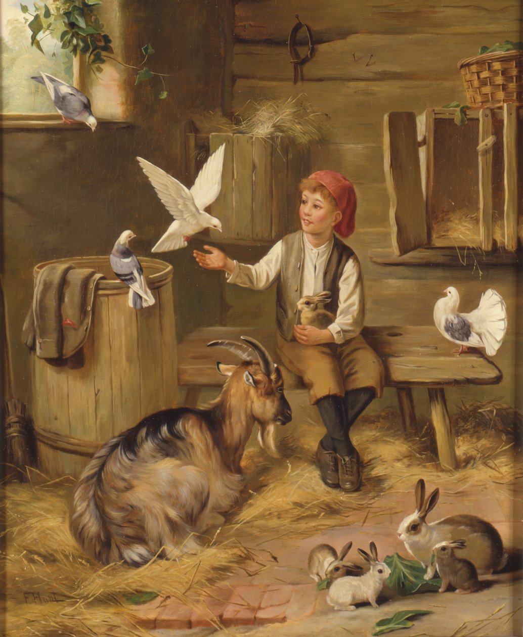 Przyjaciele z farmy autorstwa F. Hunt