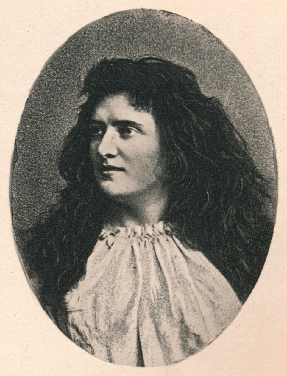 Fanny Moody, c1890, 1895 autorstwa F. Jenkins Heliog