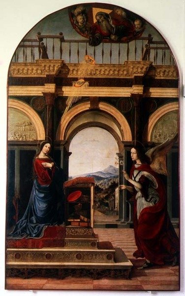 zwiastowanie autorstwa F. and Scacceri A. Bianchi Ferrari