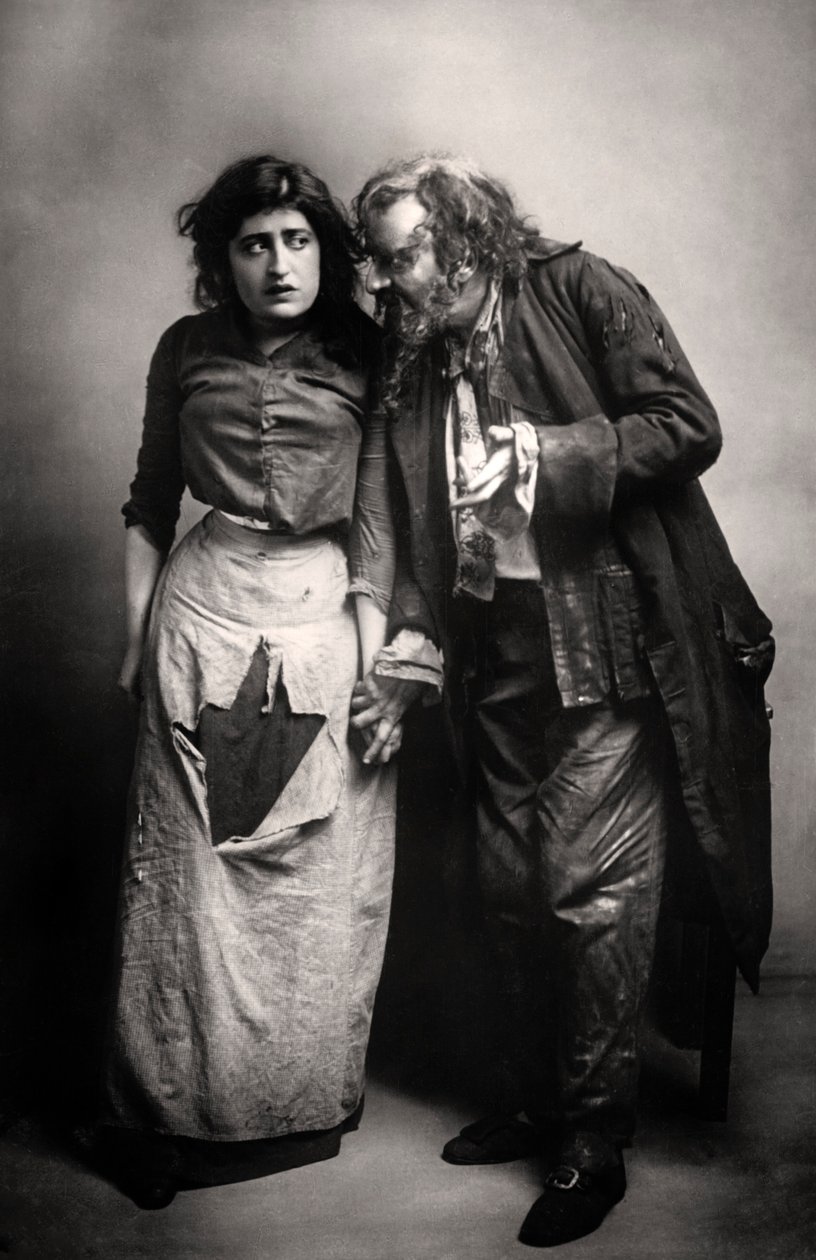 Constance Collier 1878-1955 i Herbert Beerbohm Tree 1853-1917, aktorzy angielscy, 1906. autorstwa F. W. Burford