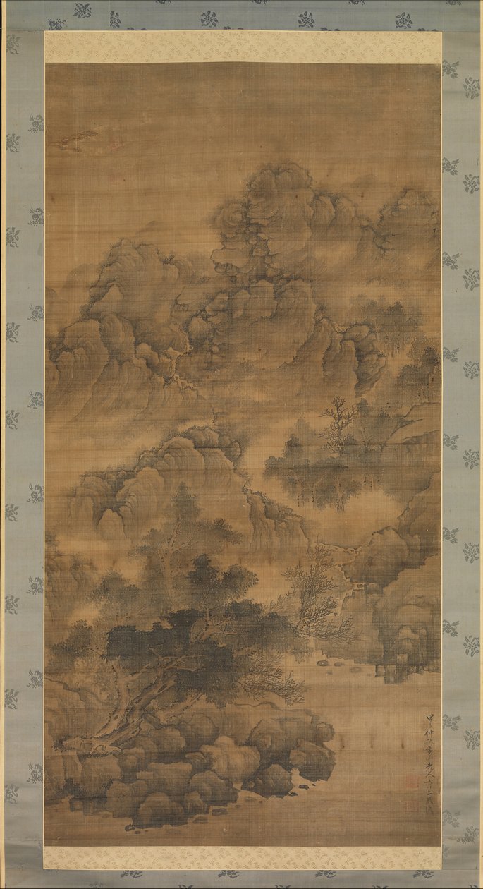Pochmurne Góry, 1684. autorstwa Fa Ruozhen