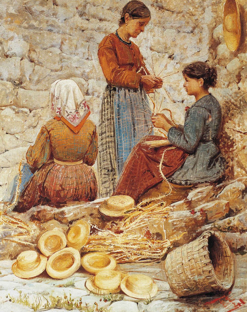 Plecionki ze słomy toskańskiej (Trecciaiole) autorstwa Fabio Fabbi