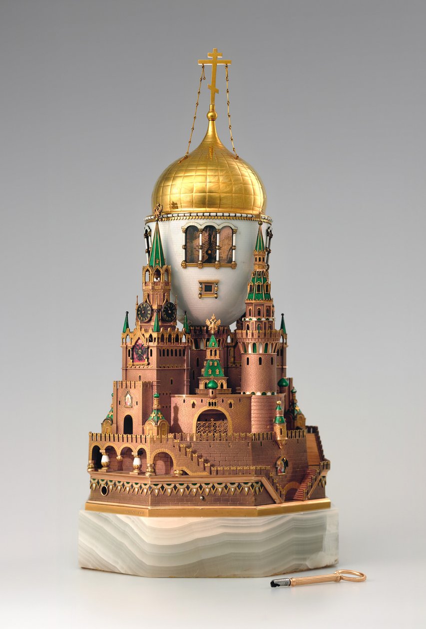 Pisanka Kreml moskiewski, 1904-1906 autorstwa Factory Fabergé Russian Master