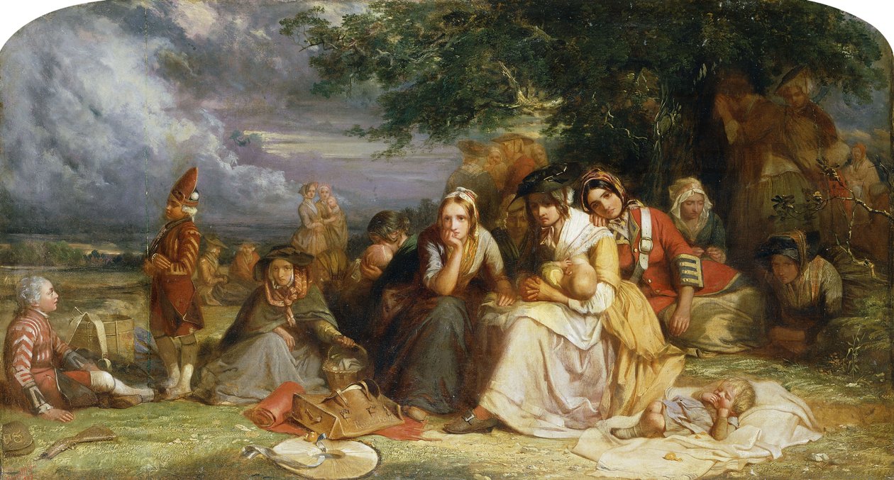 Po bitwie pod Prestonpans, 21 września 1745, 1849 autorstwa Fanny McIan