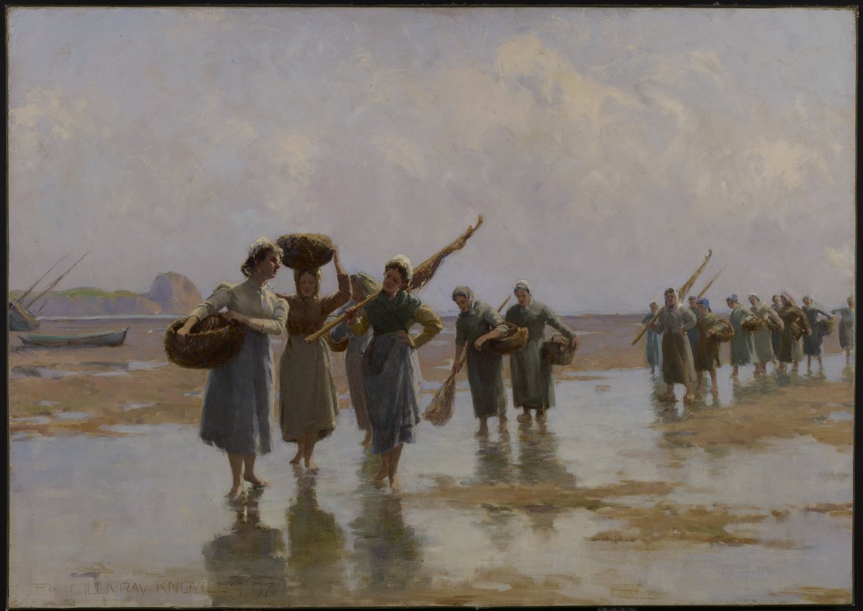 Kobiety na plaży, 1897 autorstwa Farquhar McGillivray Knowles