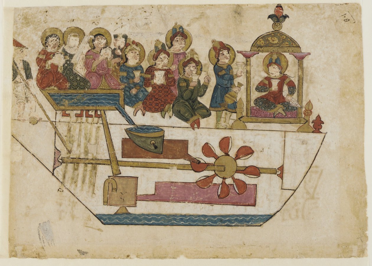 Al-Jazari - Muzyczna zabawka autorstwa Farrukh ibn Abd al Latif