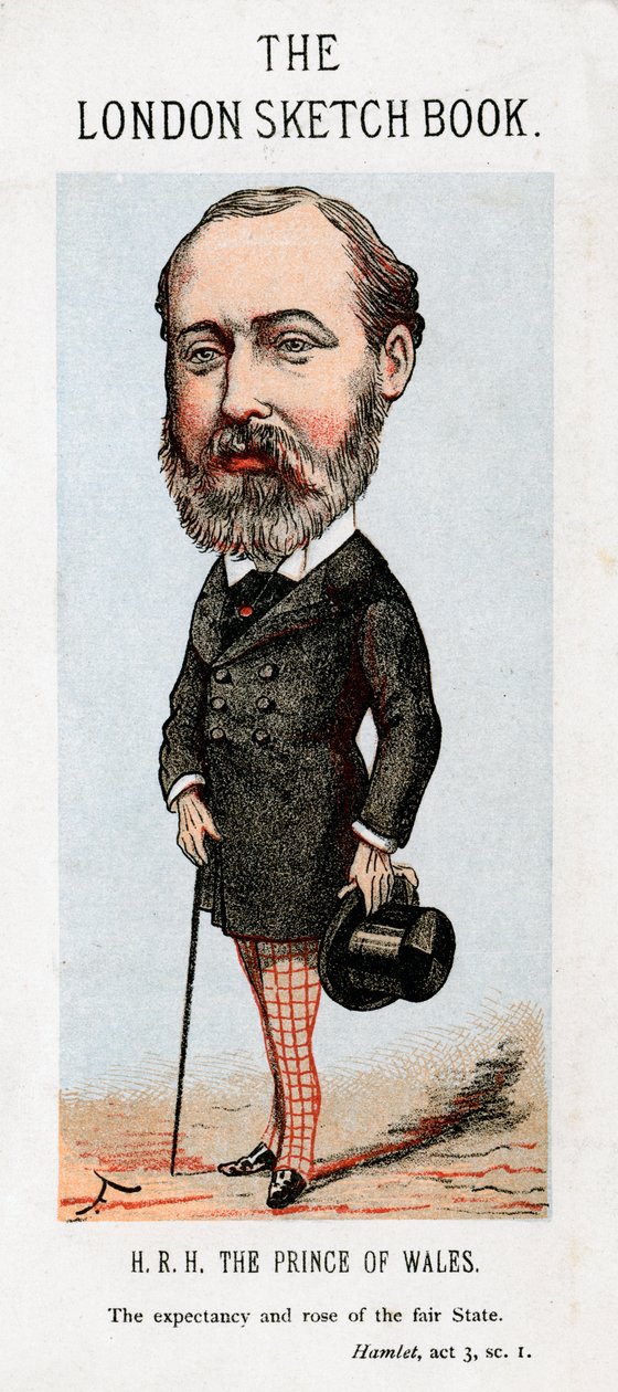 Albert Edward, książę Walii, 1874. autorstwa Faustin