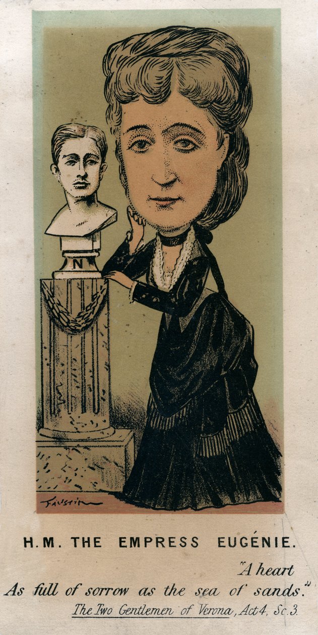 HM cesarzowa Eugeniu, c1879. autorstwa Faustin
