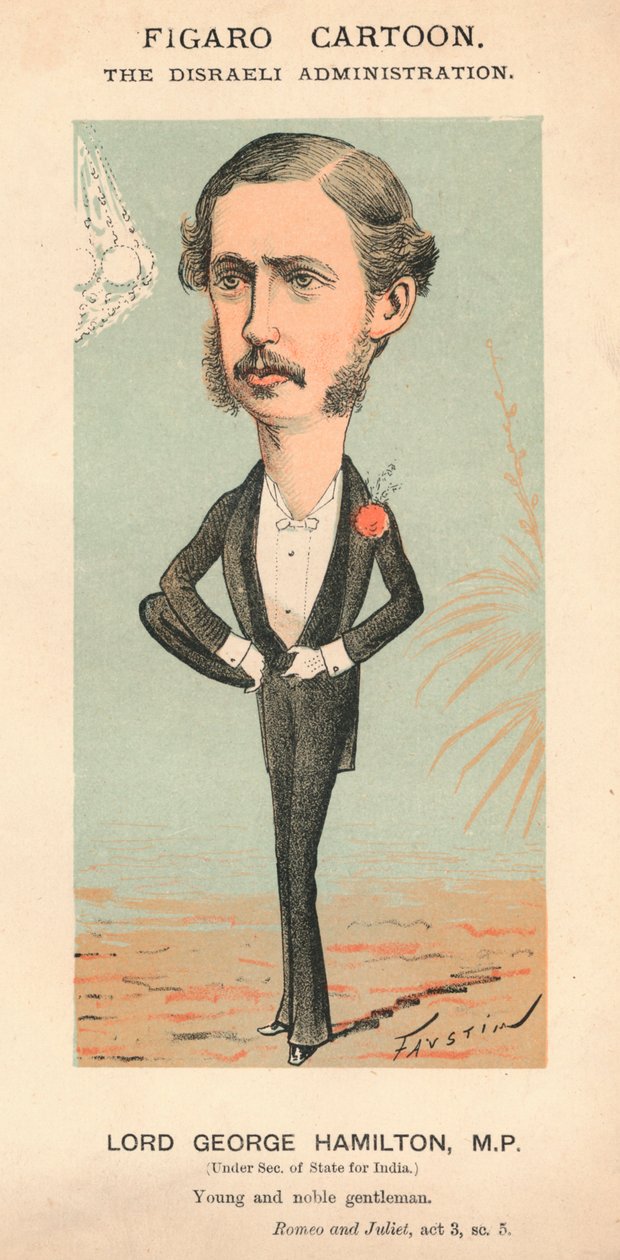 Lord George Hamilton, MP, c1870 autorstwa Faustin