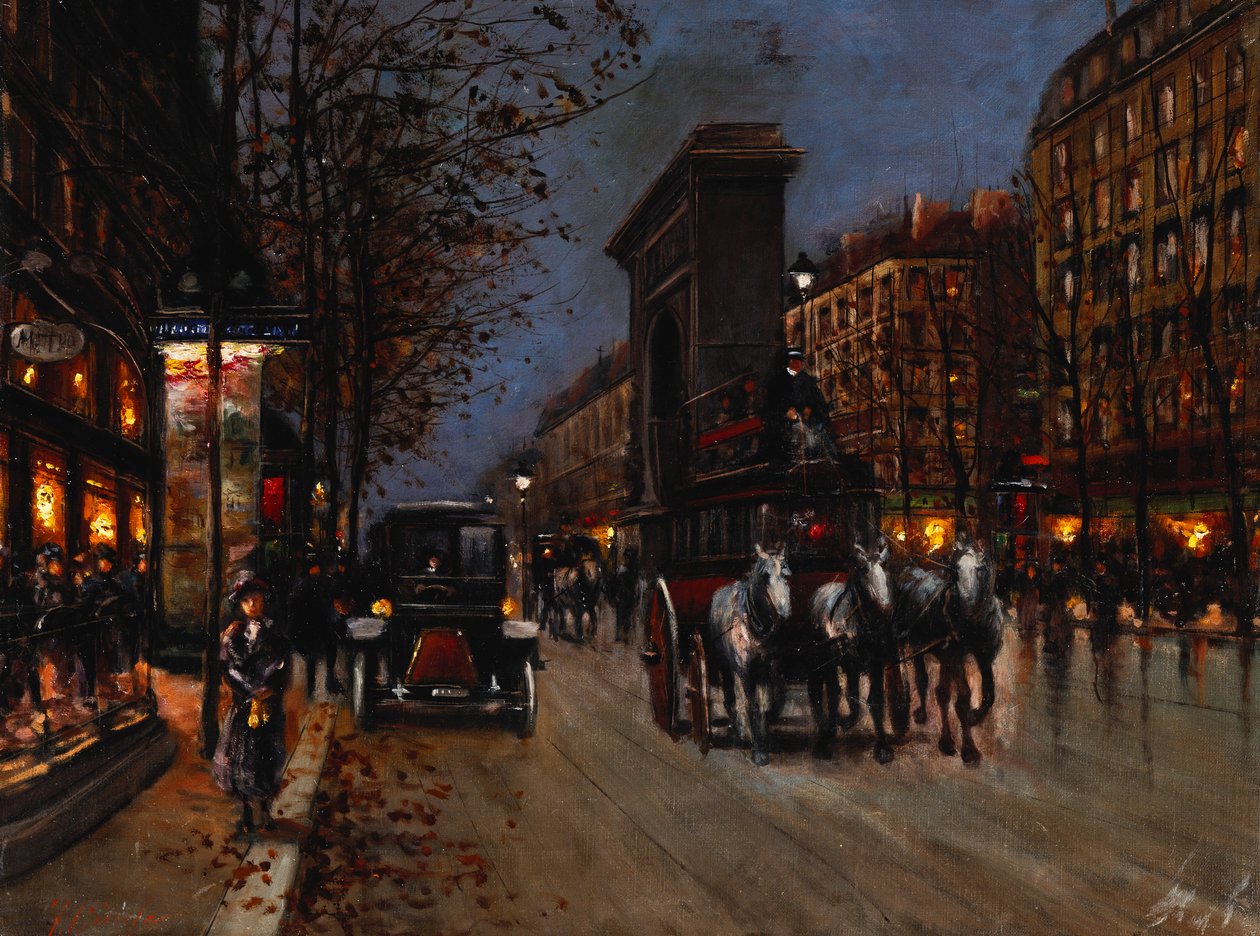 Boulevard St. Denis, Paryż autorstwa Fausto Giusto