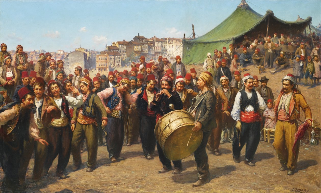 festiwal autorstwa Fausto Zonaro