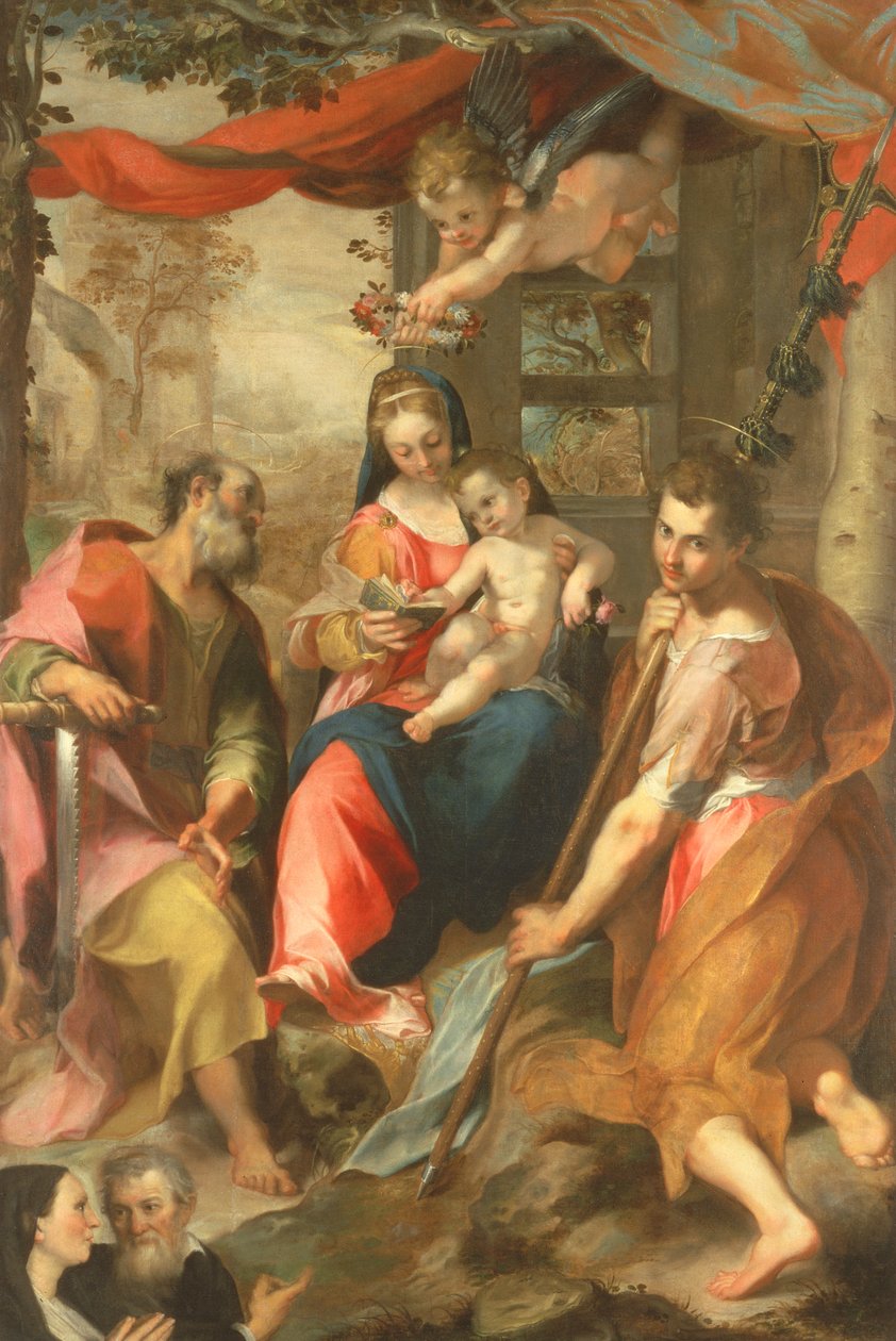Madonna z San Simone z św. Szymonem autorstwa Federico Barocci