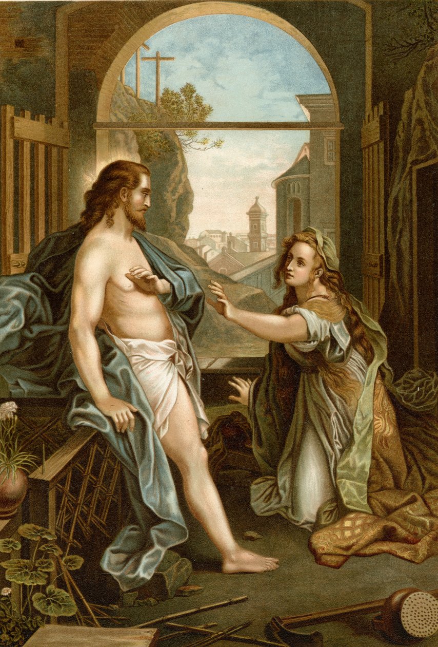 Jezus ukazuje się Marii autorstwa Federico Fiori after Barocci or Baroccio