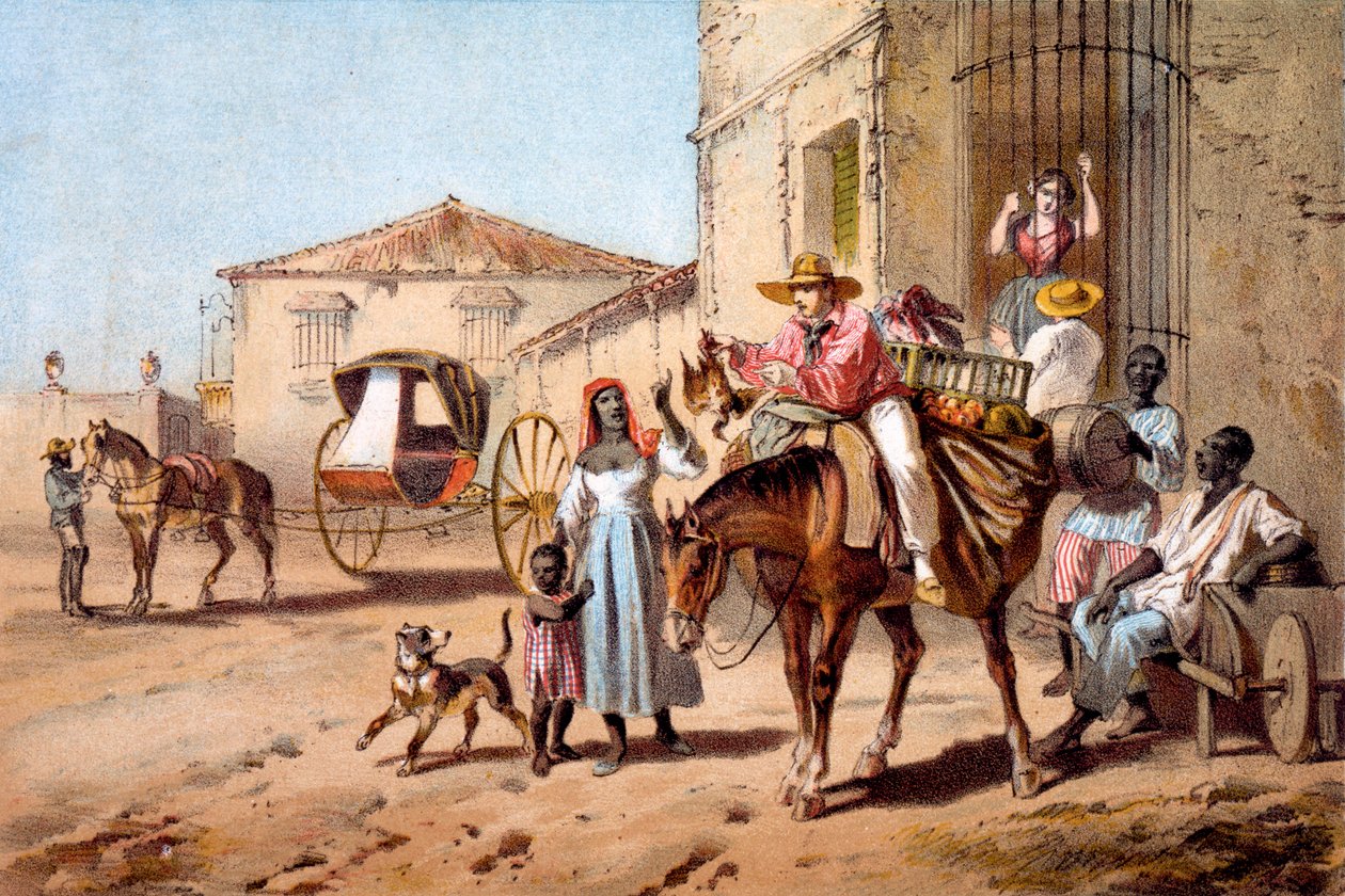Właściciel, 1840 autorstwa Federico Mialhe
