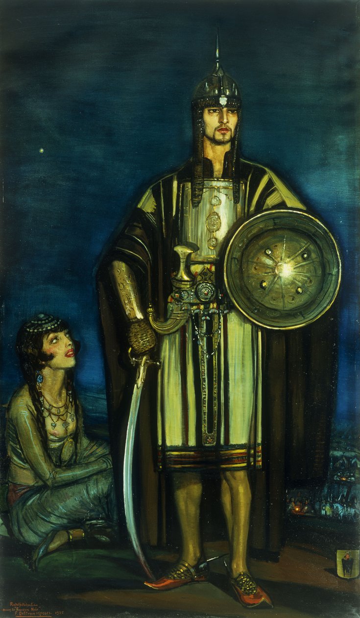 Rudolph Valentino w Czarnym Sokole autorstwa Federico Armando Beltran Masses