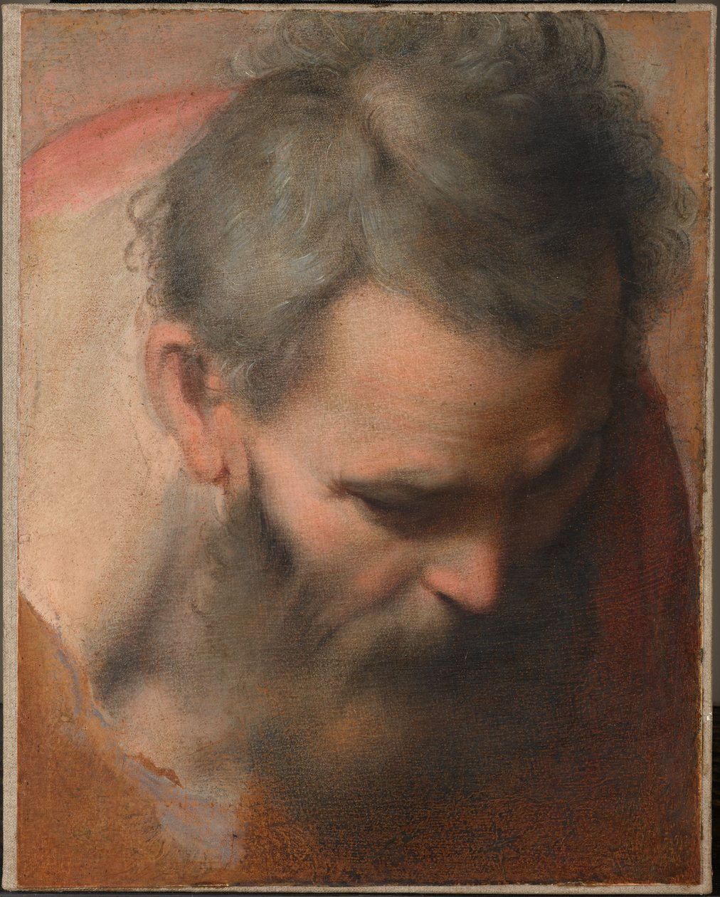 Studium głowy świętego Józefa autorstwa Federico Barocci