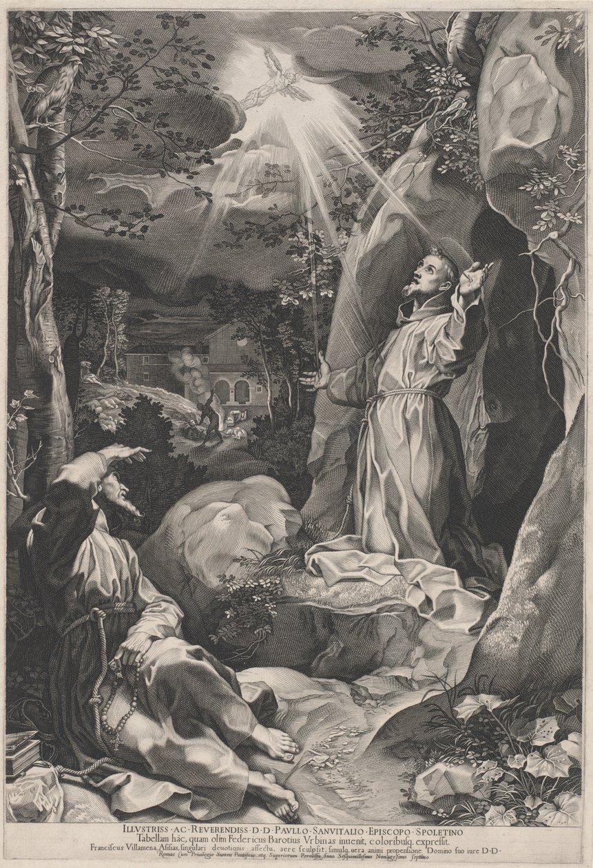 Święty Franciszek otrzymuje stygmaty autorstwa Federico Barocci