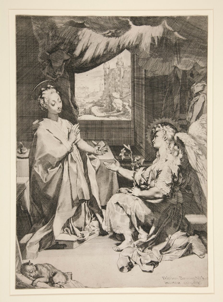 Zwiastowanie autorstwa Federico Barocci