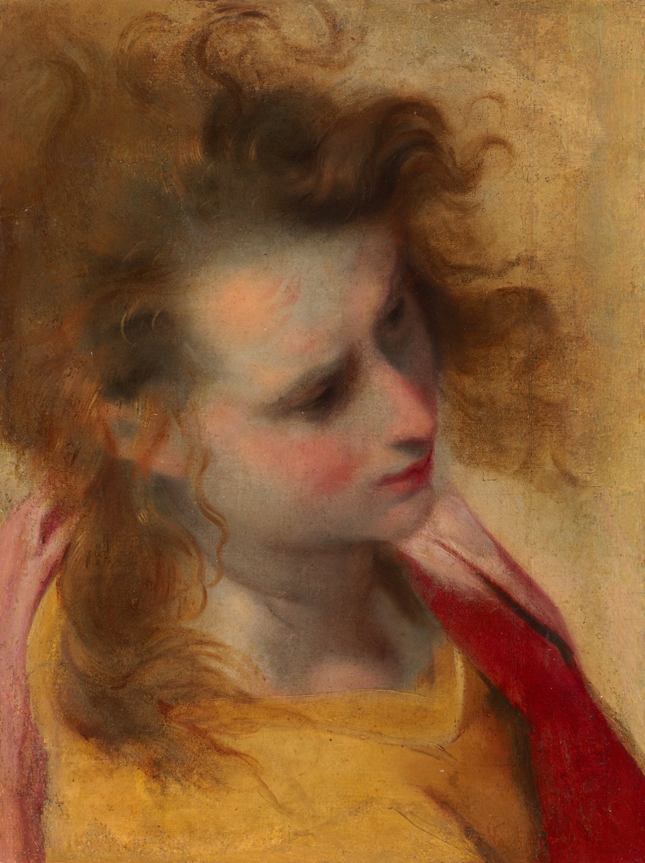 Głowa św. Jana Ewangelisty autorstwa Federico Barocci