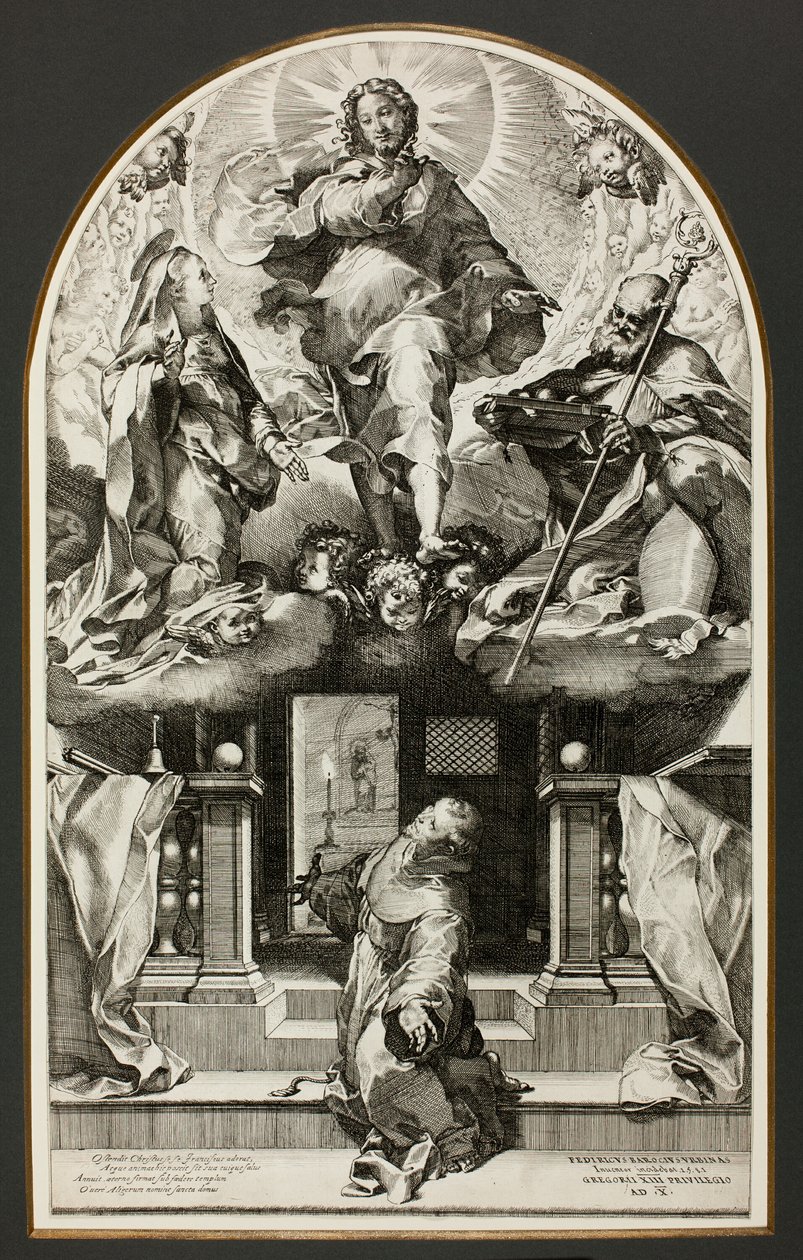 Wizja świętego Franciszka autorstwa Federico Barocci