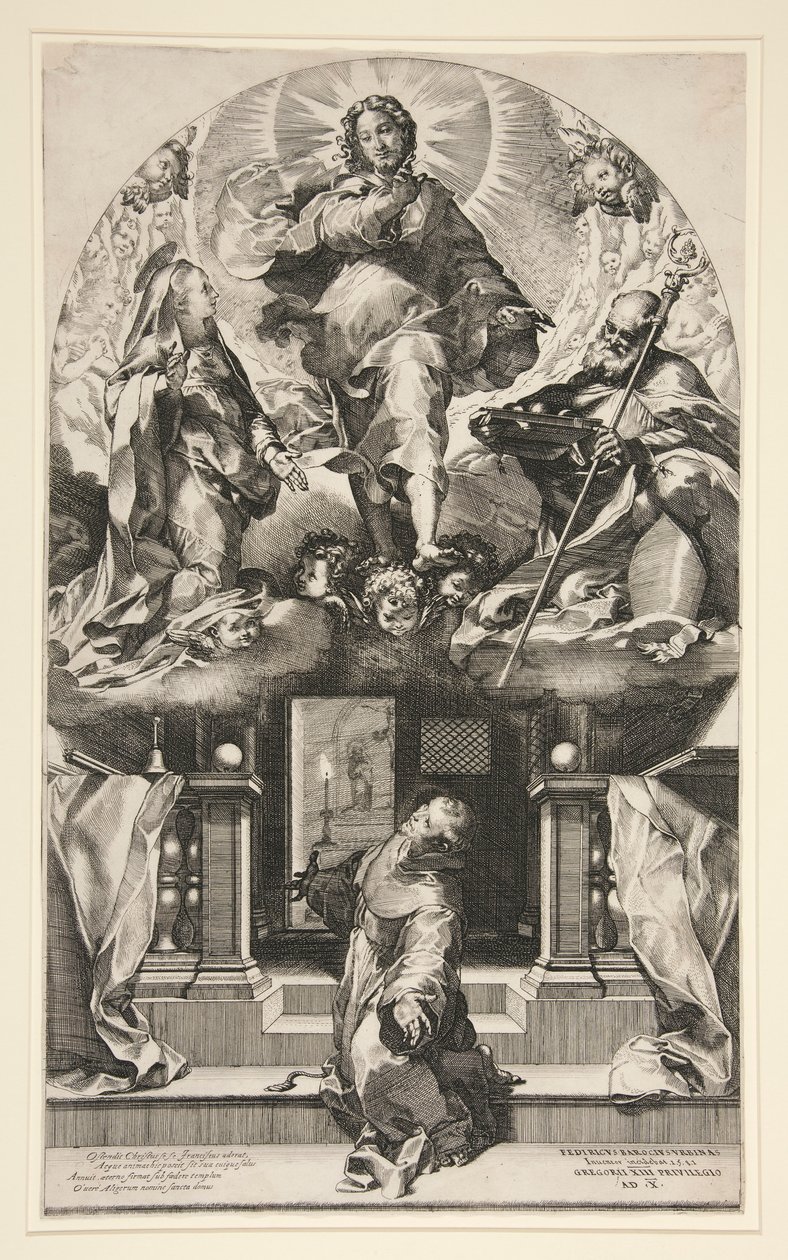 Wizja św. Franciszka (Przebaczenie św. Franciszka) autorstwa Federico Barocci