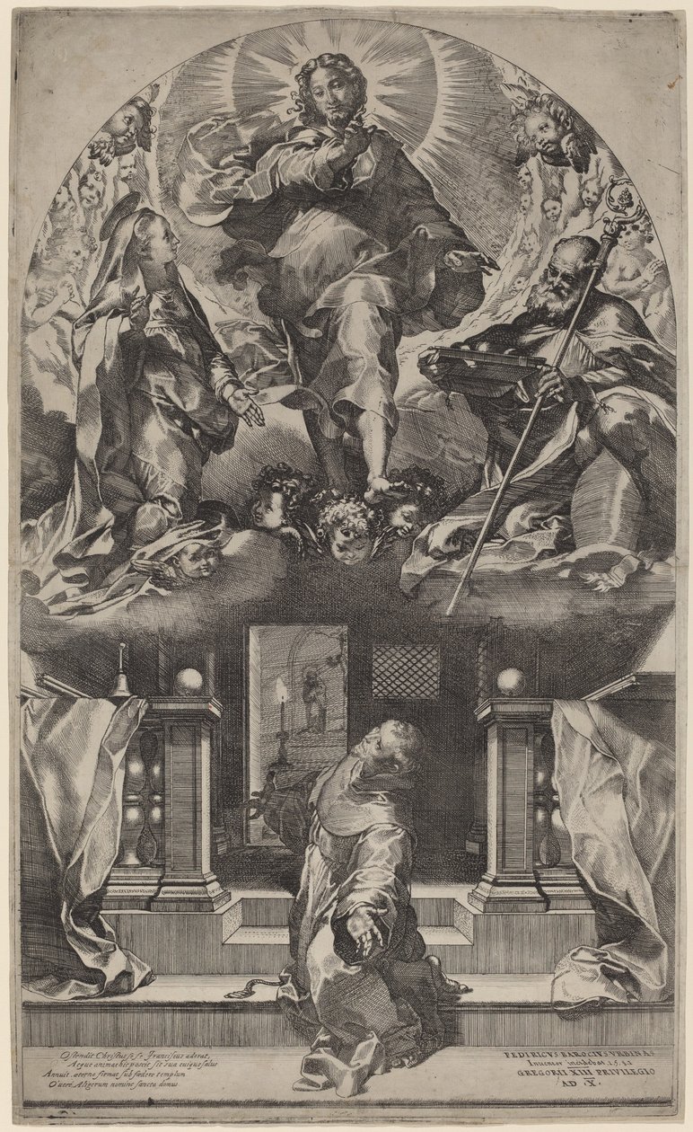 Wizja św. Franciszka autorstwa Federico Barocci