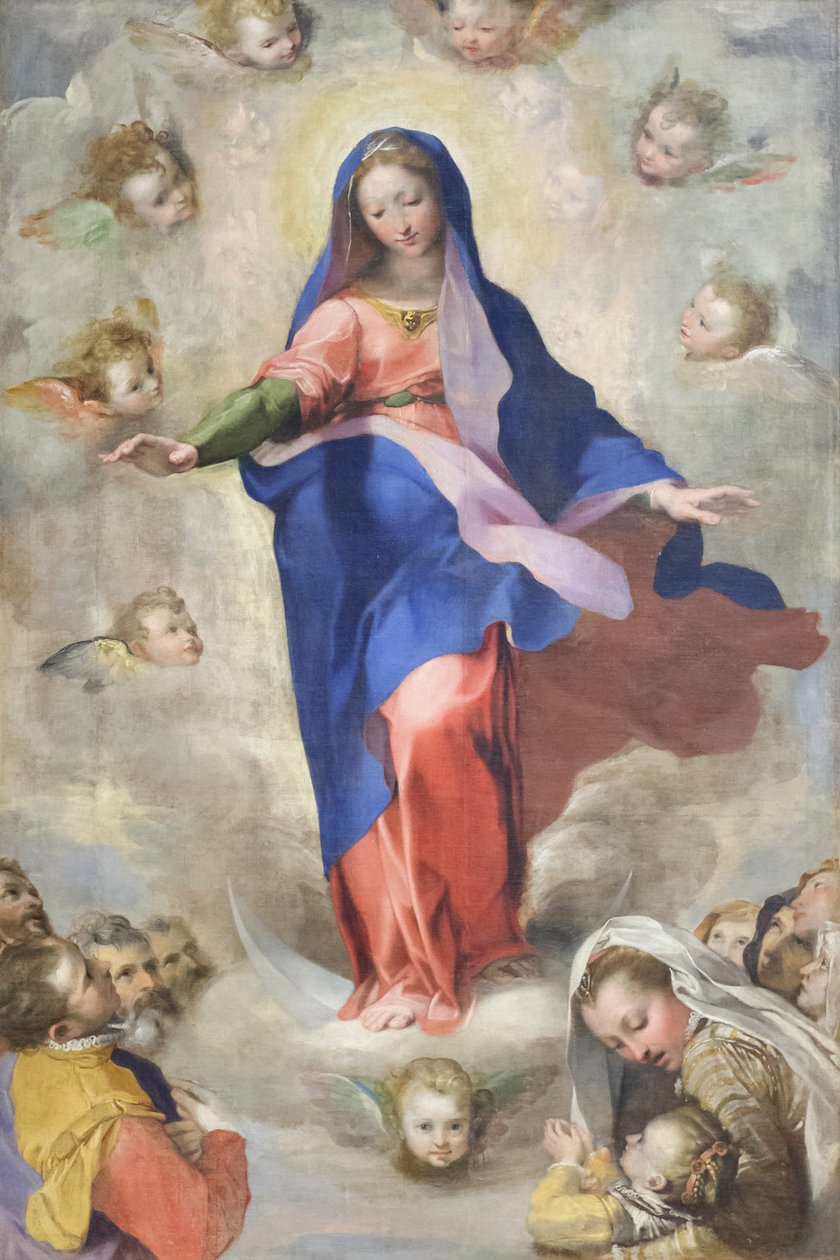 Niepokalane Poczęcie, ok. 1575 (olej na płótnie) autorstwa Federico Fiori Barocci or Baroccio