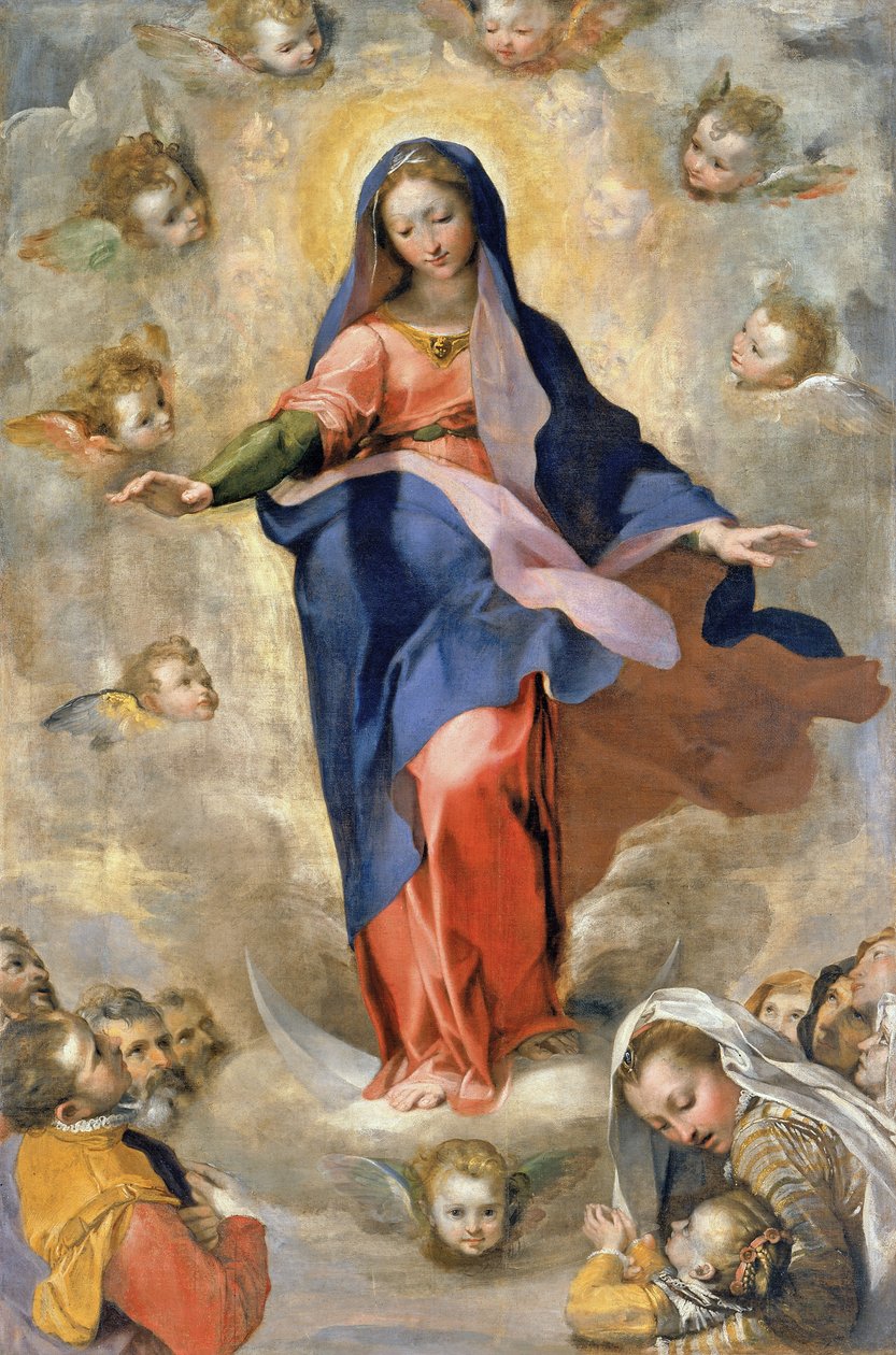 Niepokalane Poczęcie, ok.1575 autorstwa Federico Fiori Barocci or Baroccio