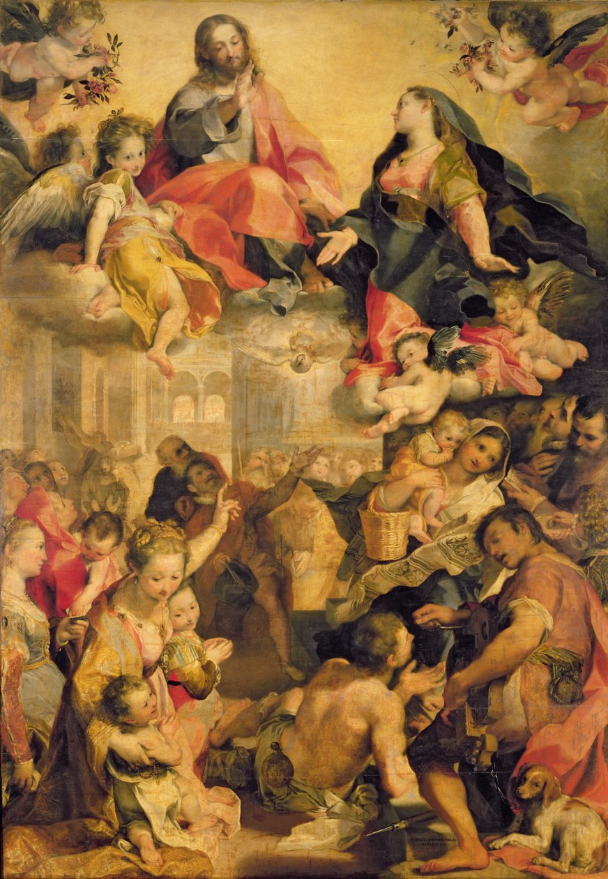 Madonna Ludu, 1576-79 autorstwa Federico Fiori Barocci or Baroccio