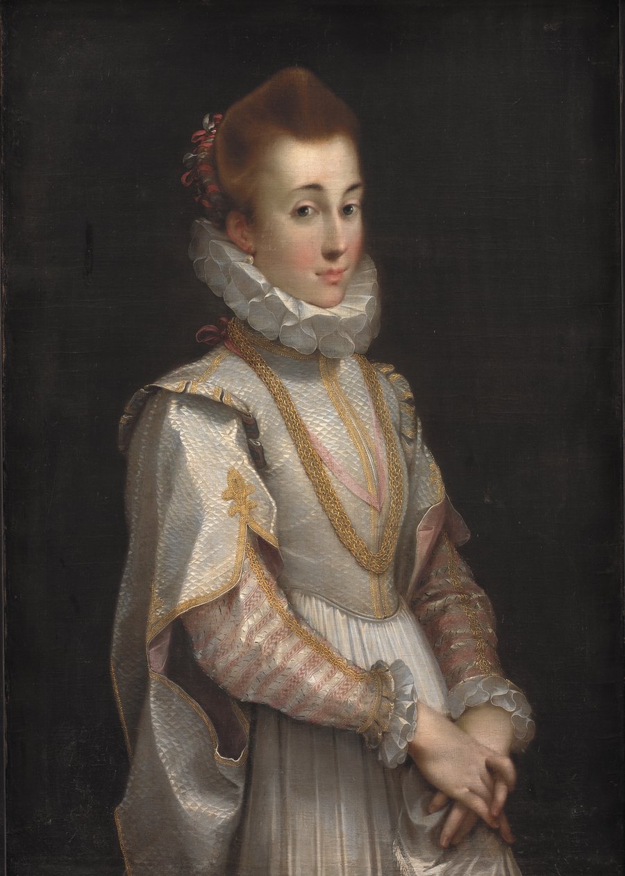 Portret młodej damy, ok. 1600 (olej na płótnie) autorstwa Federico Fiori Barocci or Baroccio