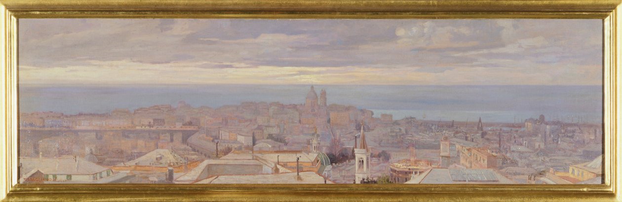 Widok Genui autorstwa Federico Maragliano