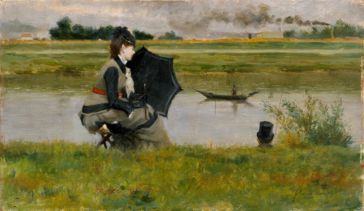 Na Sekwanie autorstwa Federico Zandomeneghi