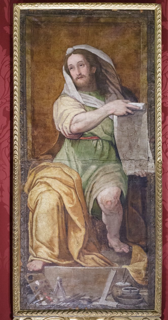 Portret Rafaela jako Izajasza, ok. 1593 (olej na skórze) autorstwa Federico Zuccari