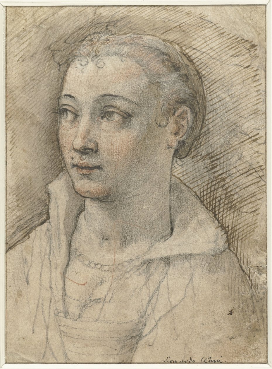 Portret nieznanej kobiety autorstwa Federico Zuccaro