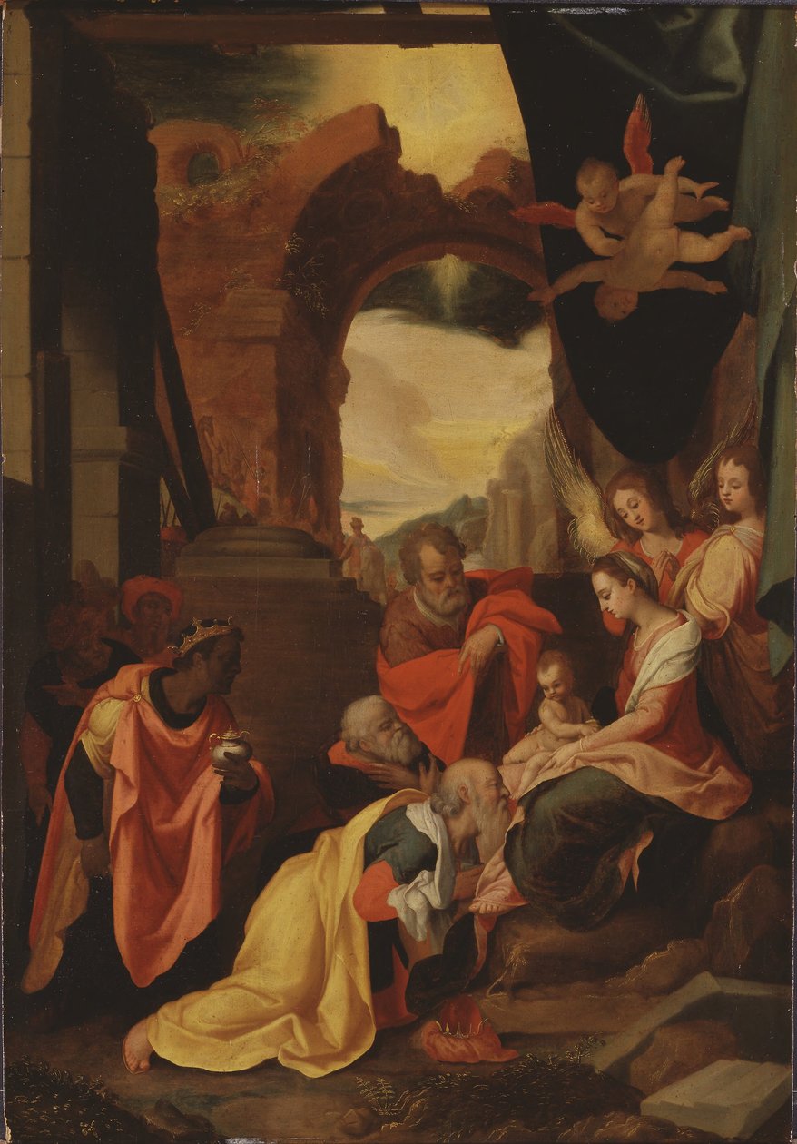 Die Anbetung der Könige autorstwa Federico Zuccaro