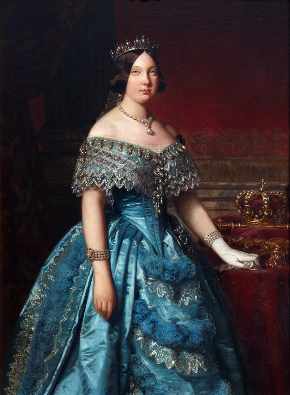Izabela II Hiszpańska autorstwa Federico de Madrazo y Kuntz