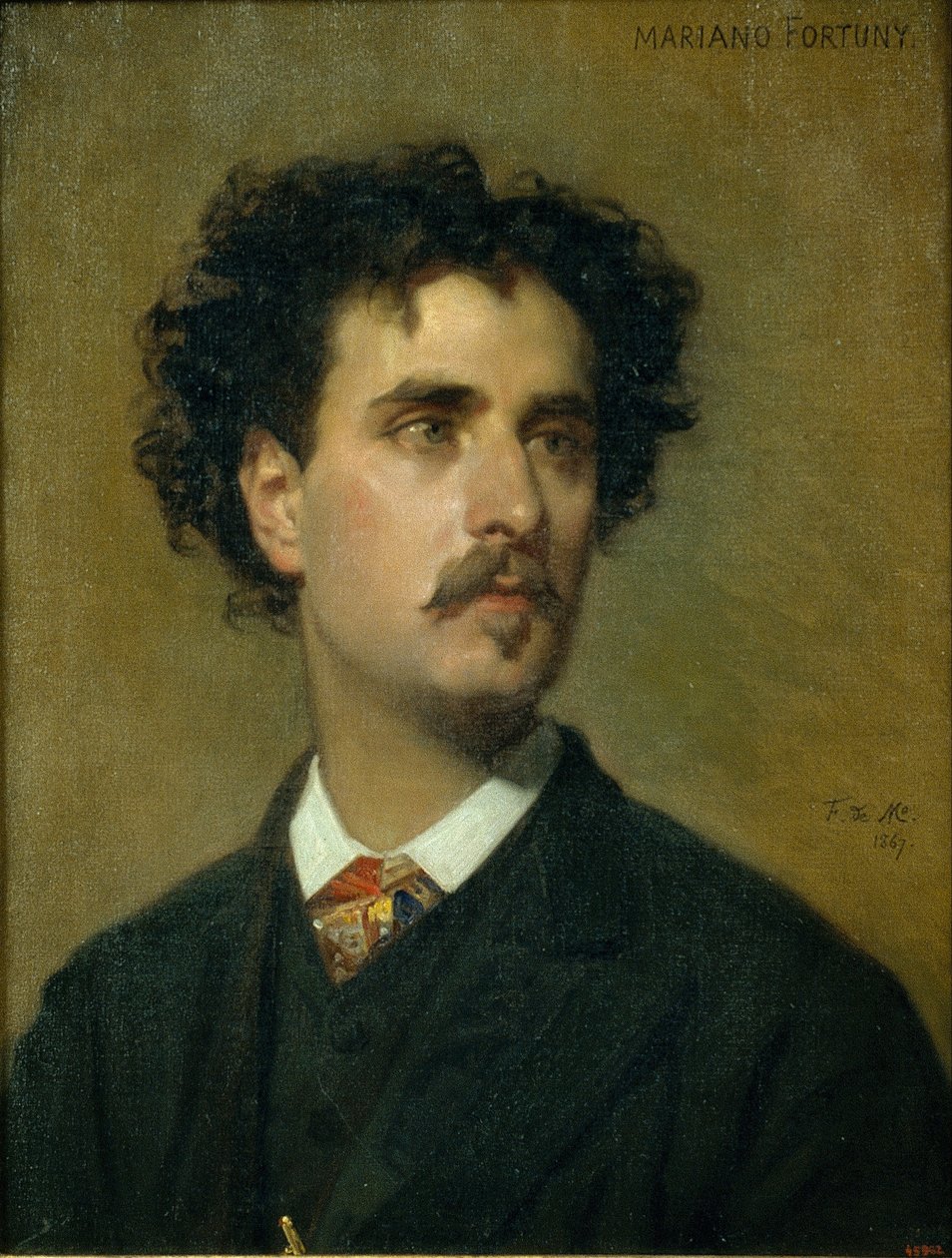 Mariano Fortuny autorstwa Federico de Madrazo y Kuntz