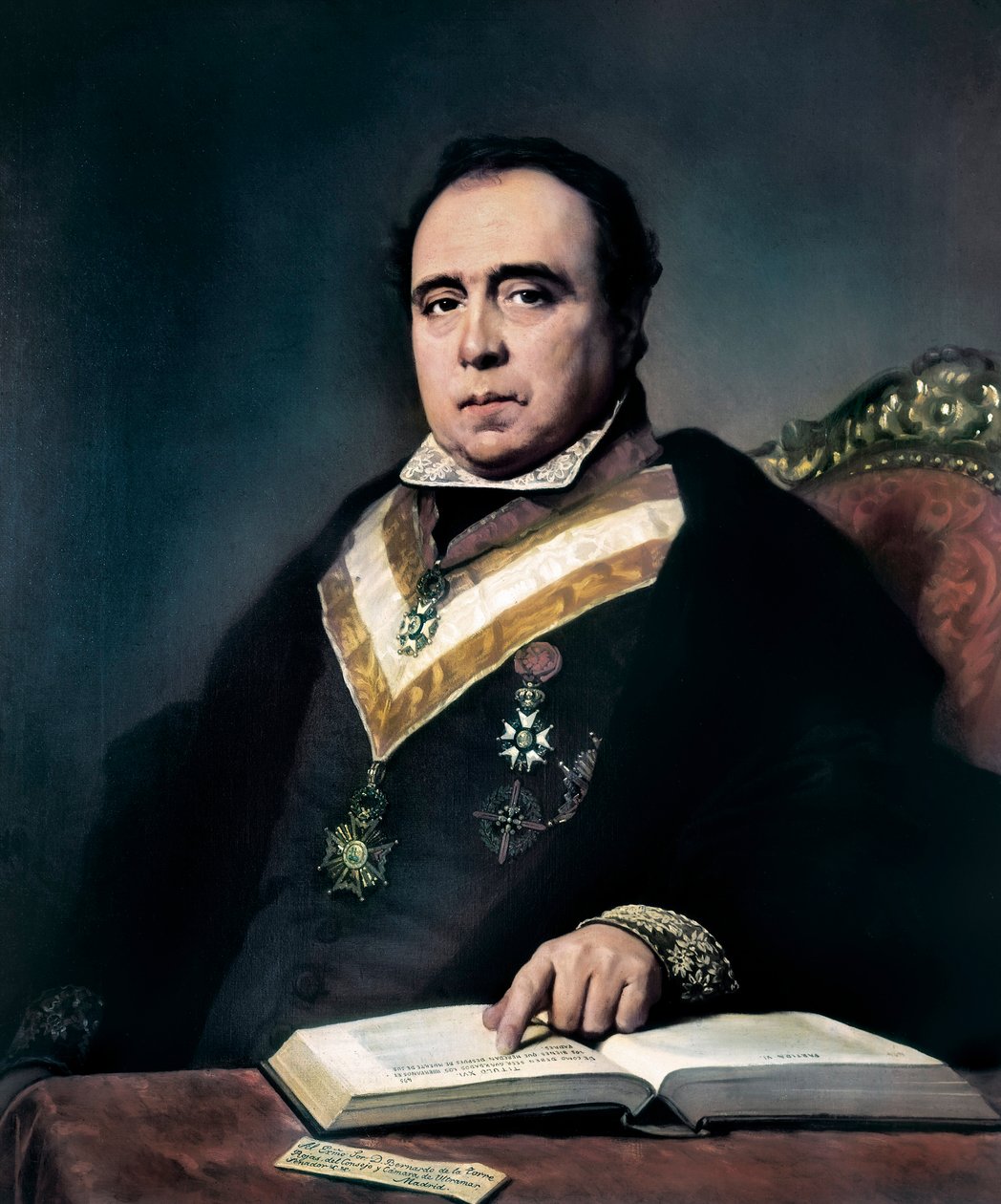 Portret ks. Bernarda de la Torre Rojas, ok. 1930 r. 1874 (olej na płótnie) autorstwa Federico de Madrazo y Kuntz
