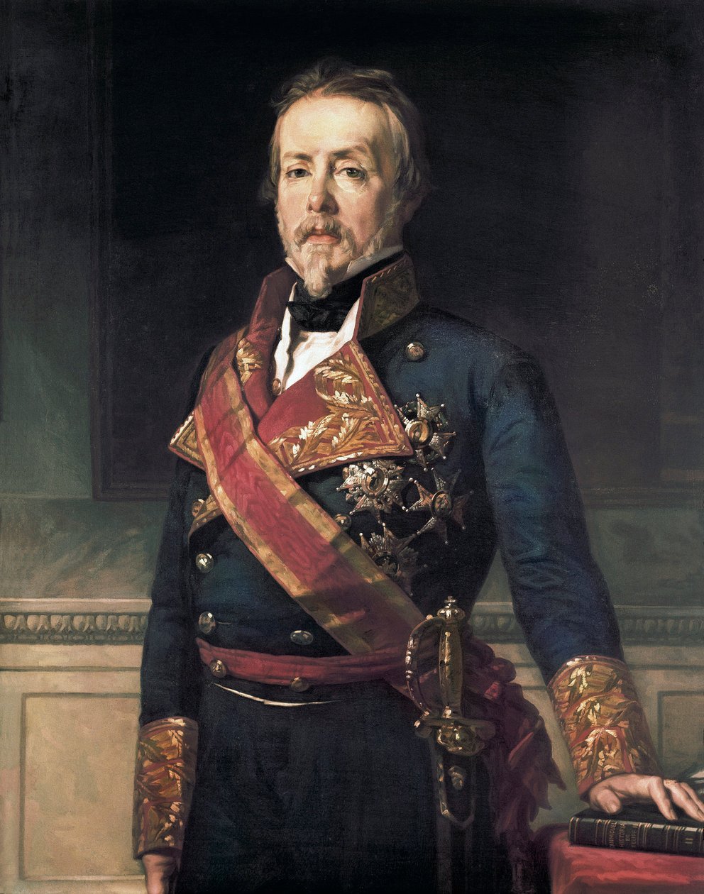 Portret Evaristo Fernandeza de San Miguel y Valledor (1785-1862), hiszpańskiego wojskowego szlachcica i polityka autorstwa Federico de Madrazo y Kuntz