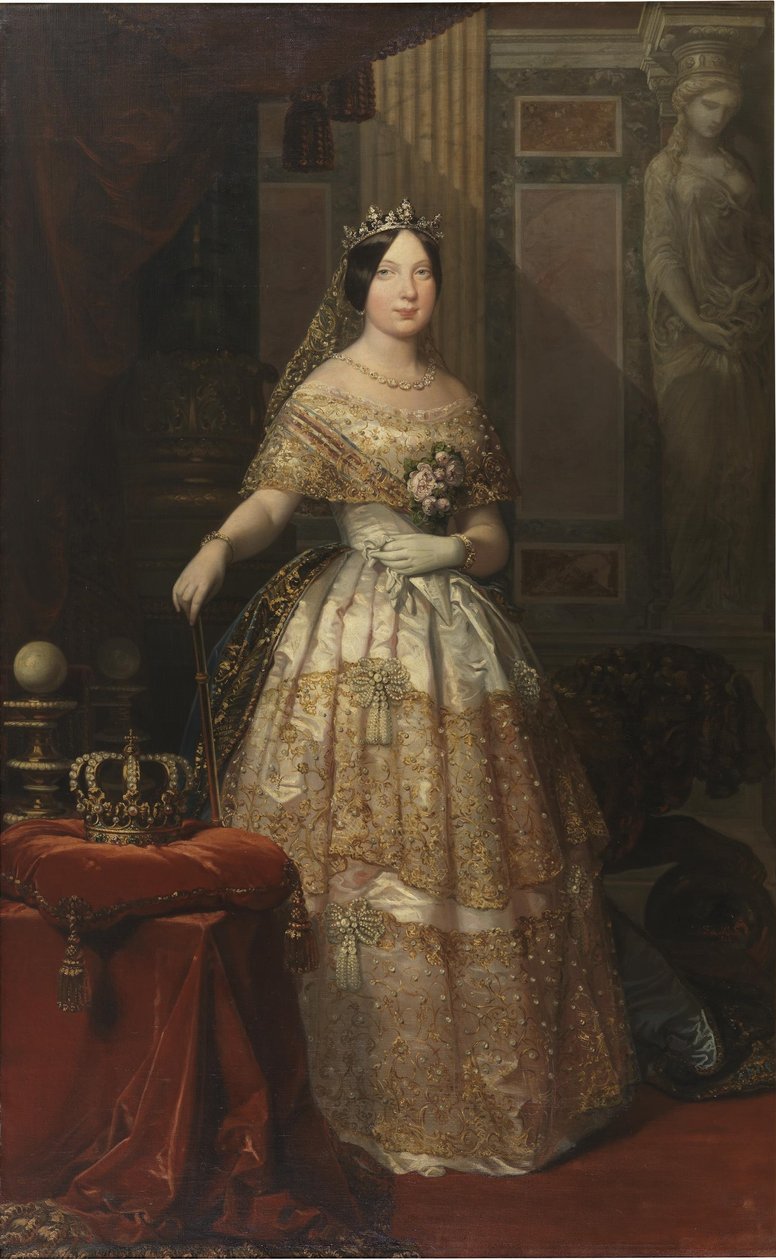 Hiszpański: Isabel II autorstwa Federico de Madrazo y Kuntz