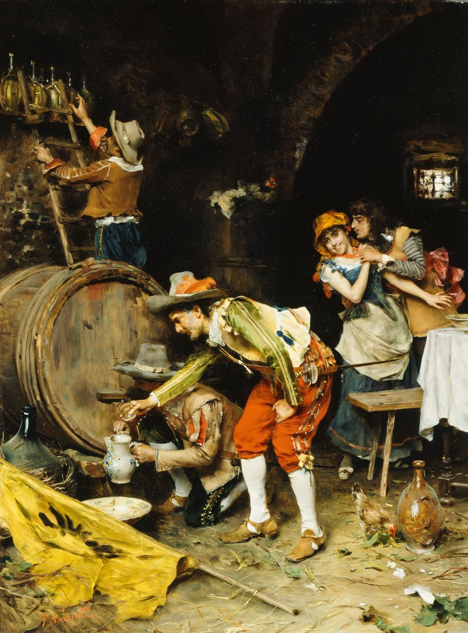 Dobre wino autorstwa Federigo Andreotti