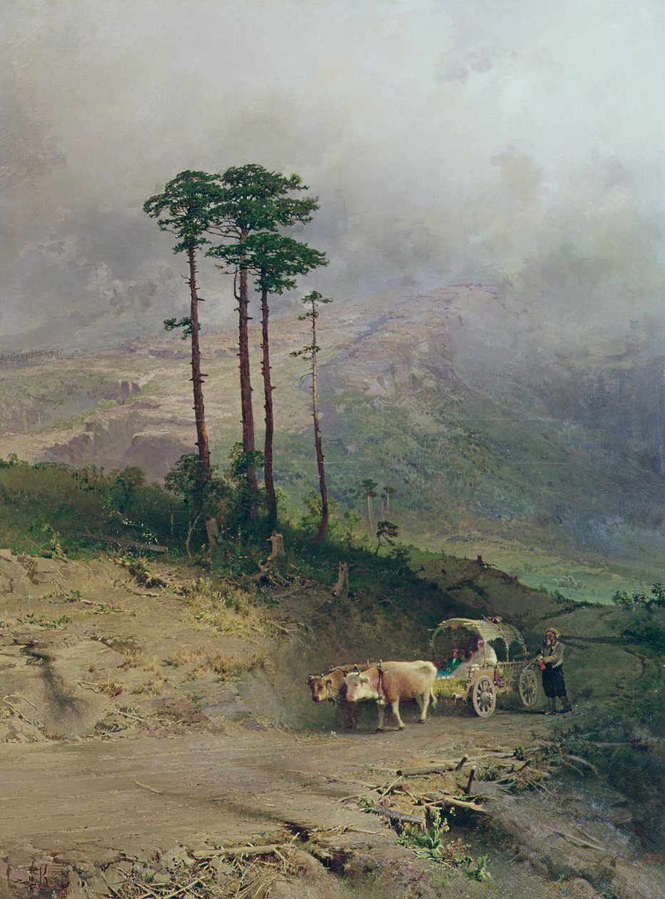 W Górach Krymskich, 1873 autorstwa Fedor Aleksandrovich Vasiliev
