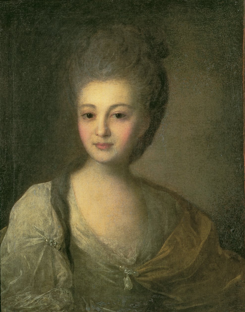Portret Aleksandry P. Struyskiej (1754-1840) 1772 autorstwa Fedor Stepanovich Rokotov