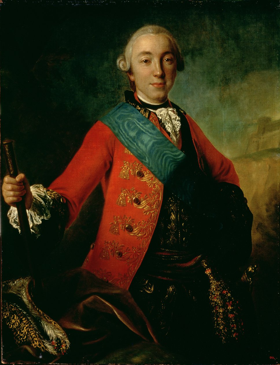 Portret Piotra Fiodorowicza (1728-62) 1758 autorstwa Fedor Stepanovich Rokotov